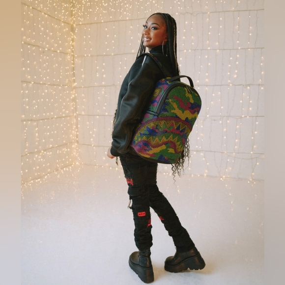 🌈🌼SPRAYGROUND🌼 Trinity Inverted Reality Backpack 💜LIMITED EDITION 💜 - Picture 11 of 16